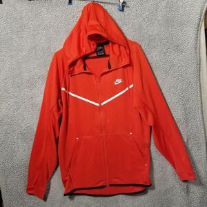 Nike Red Hoodie with White Accents